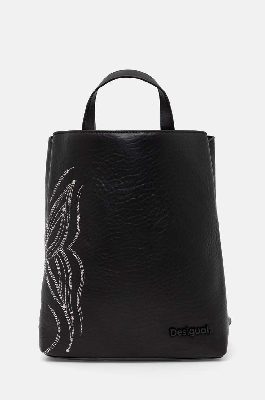 Σακίδιο πλάτης Desigual GOODALL SUMY MINI χρώμα: μαύρο, 24WAKP34