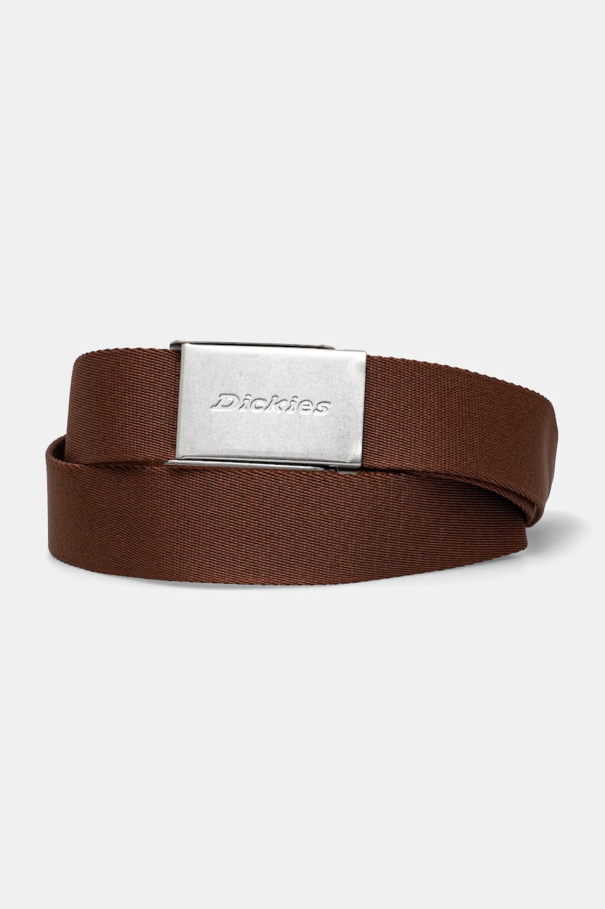 Ζώνη Dickies χρώμα: καφέ, DK0A4XBYK471