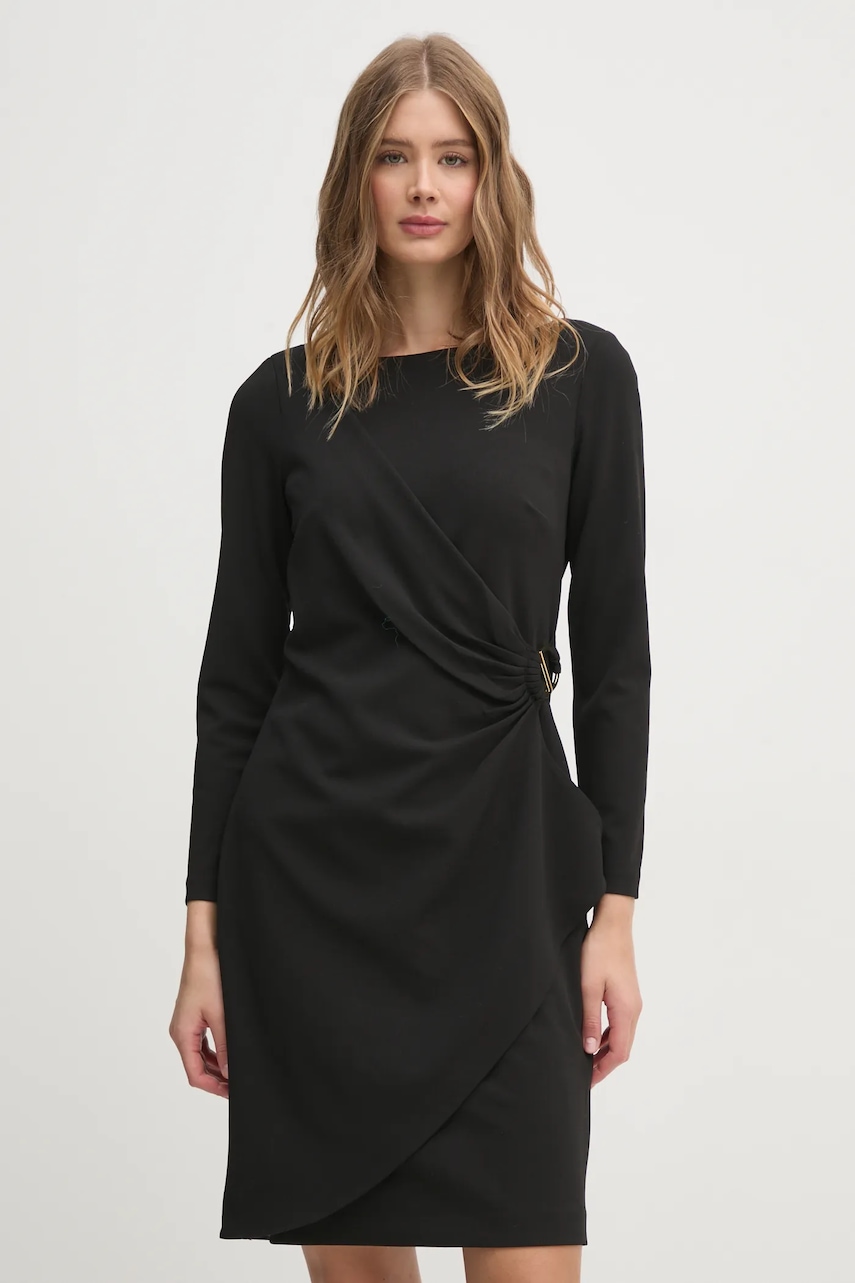 Φόρεμα Dkny χρώμα: μαύρο, DD4H1242