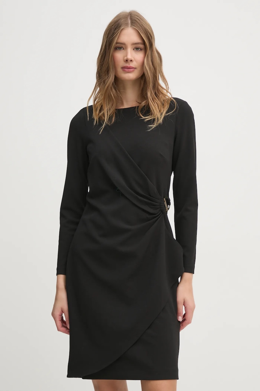 Φόρεμα Dkny χρώμα: μαύρο, DD4H1242