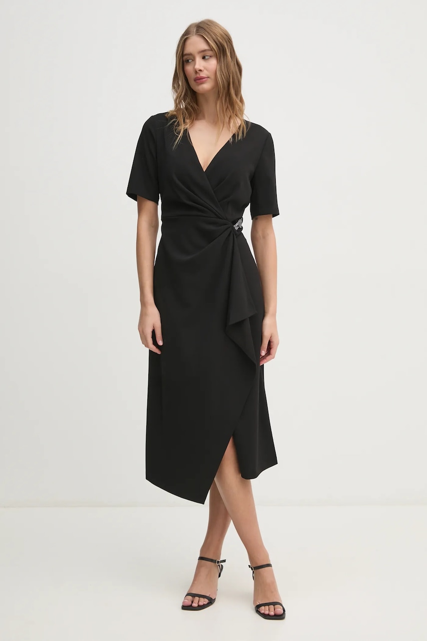 Φόρεμα Dkny χρώμα: μαύρο, DD4H1B66