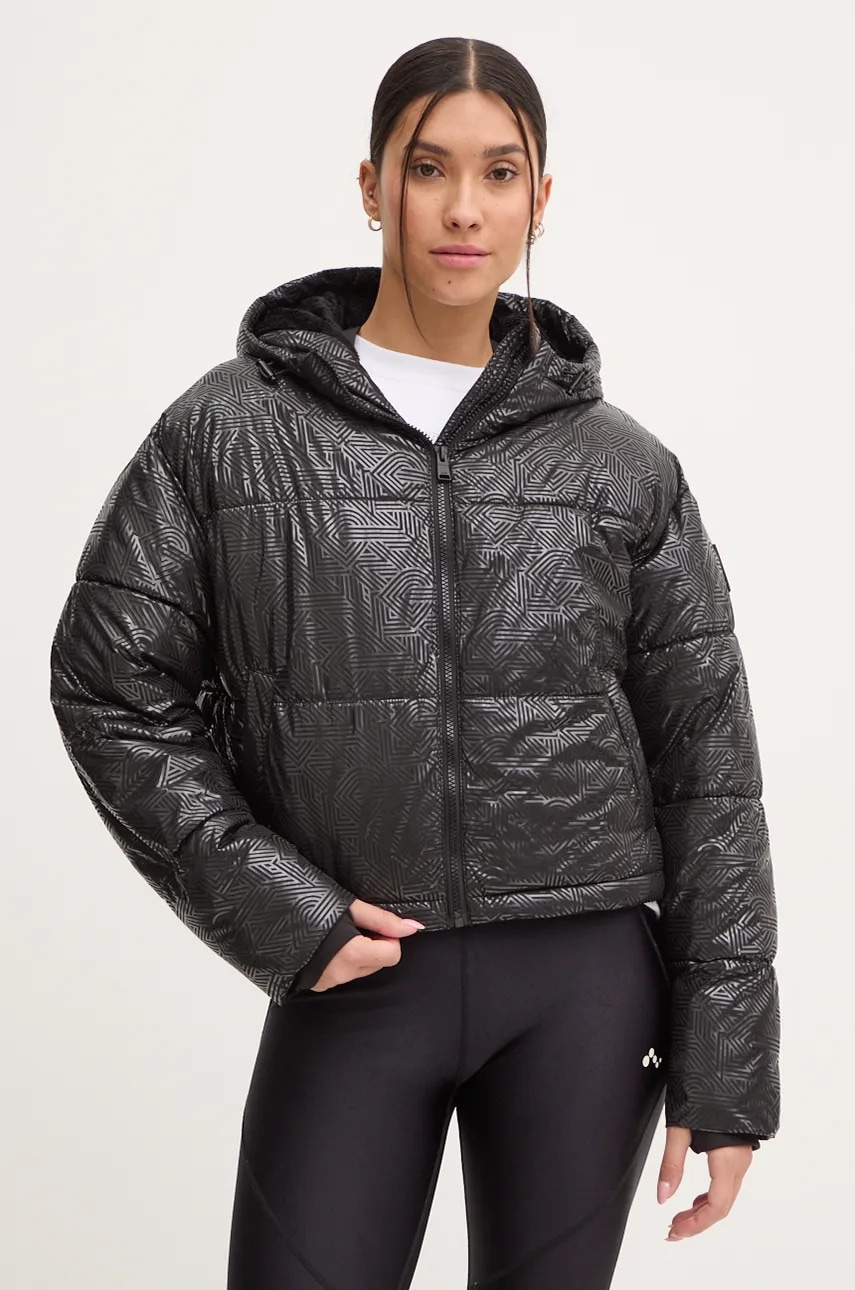 Μπουφάν Dkny χρώμα: μαύρο, DP4J9549