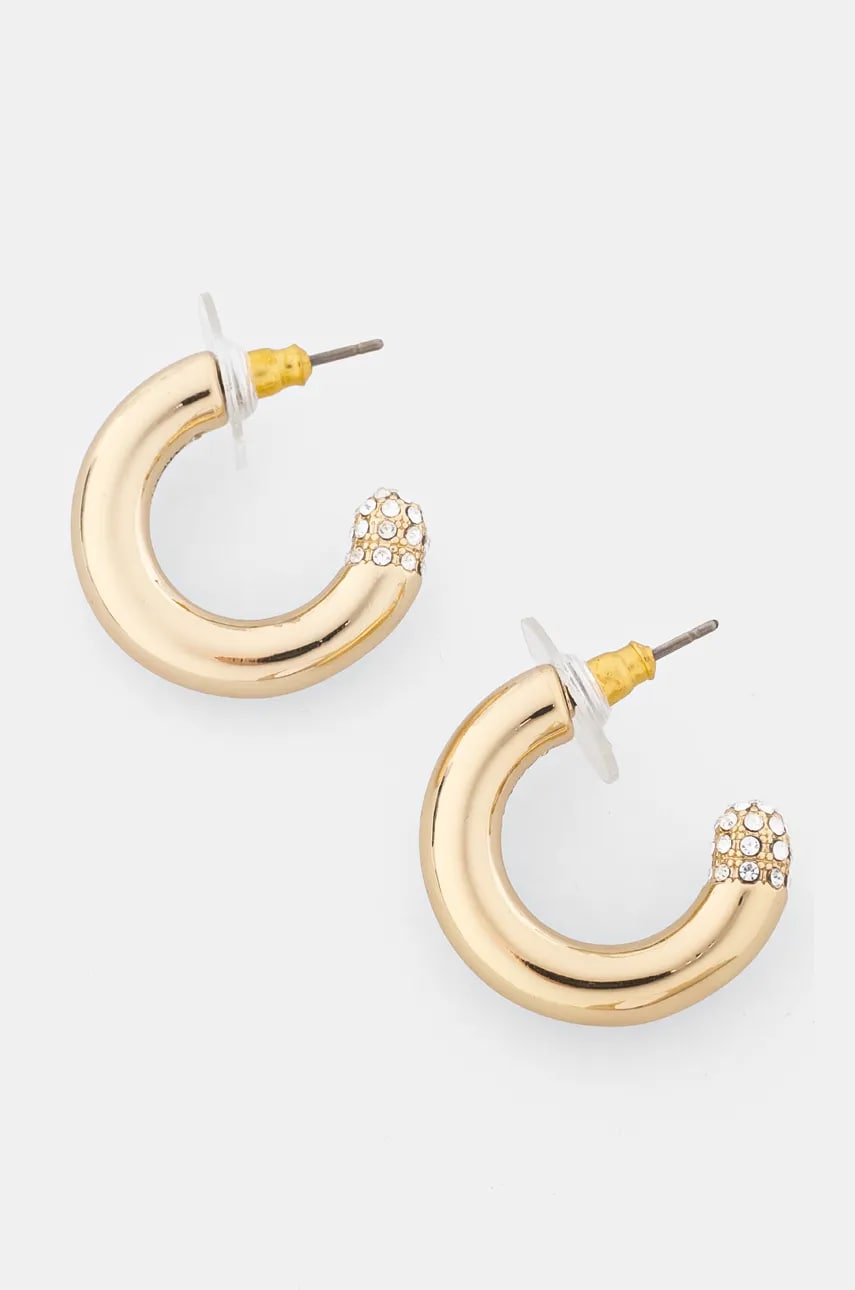 Σκουλαρίκια Dkny PE 23MM PAVE C HOOP 04G00638