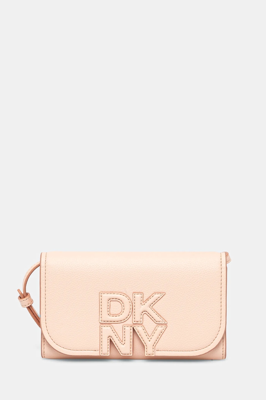 Τσάντα Dkny χρώμα: πορτοκαλί, R515AJ41