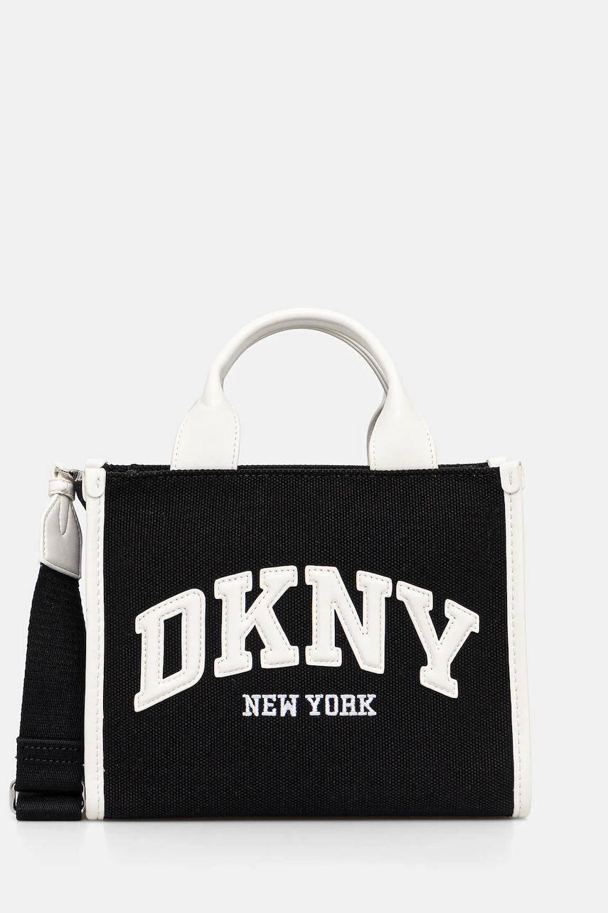 Τσάντα Dkny χρώμα: μαύρο, R52AGC80