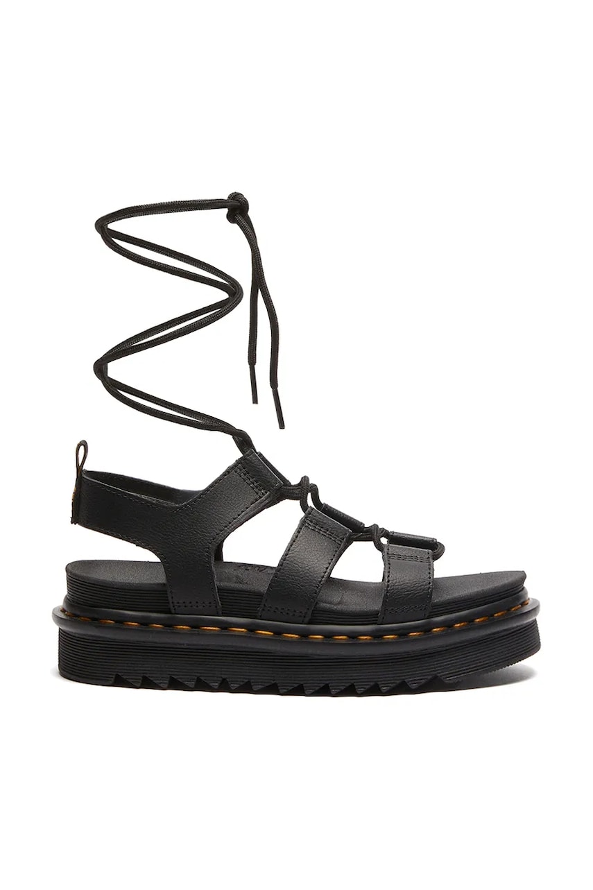 Δερμάτινα σανδάλια Dr. Martens Nartilla χρώμα: μαύρο, DM31617001
