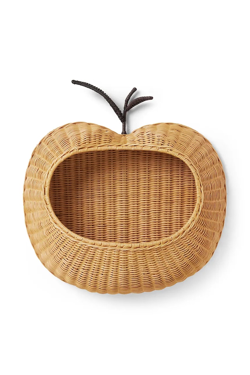Επιτοίχιο καλάθι για αποθήκευση ferm LIVING Apple χρώμα: μπεζ