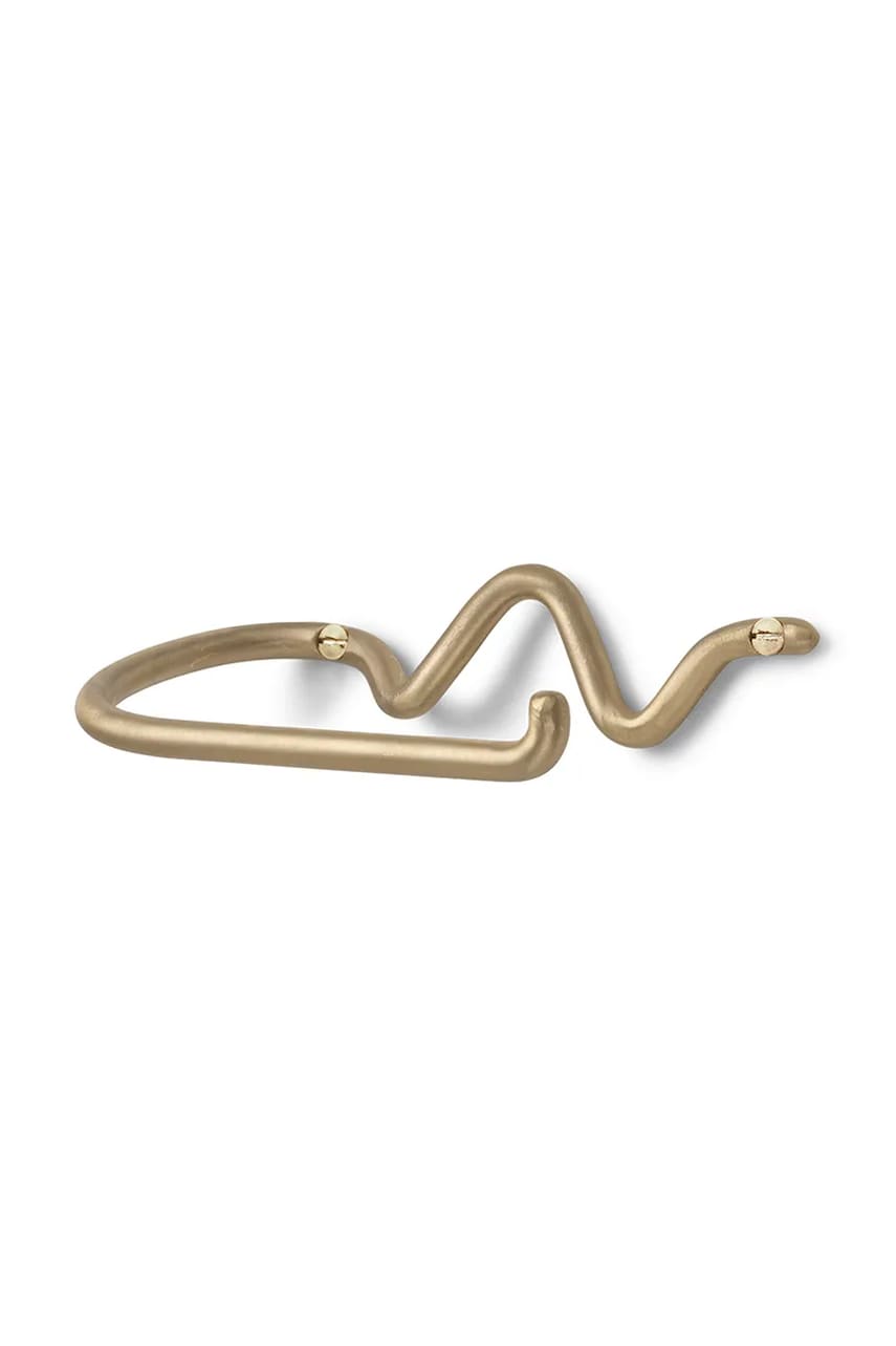 Θήκη για χαρτί υγείας ferm LIVING Curvature χρώμα: μπεζ