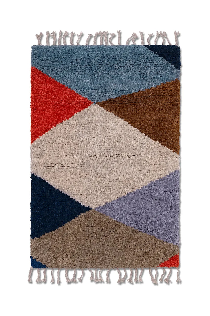 Μάλλινο χαλί ferm LIVING Harlequin χρώμα: πολύχρωμο