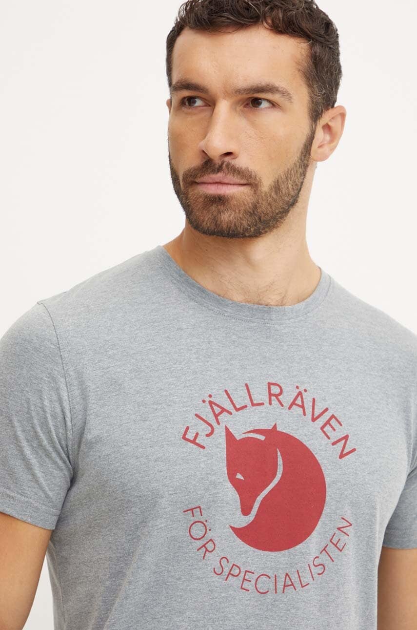 Αθλητικό μπλουζάκι Fjallraven Fjällräven Fox χρώμα: γκρι, F87052.051