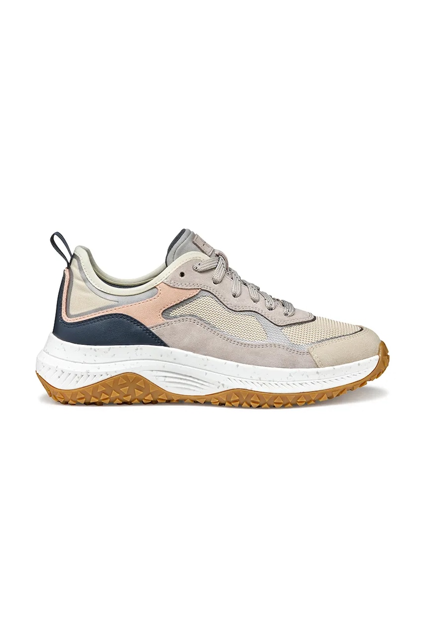 Αθλητικά Geox D OLIVIERA + GRIP χρώμα: μπεζ, D55VNA 0AS22 CH65Y