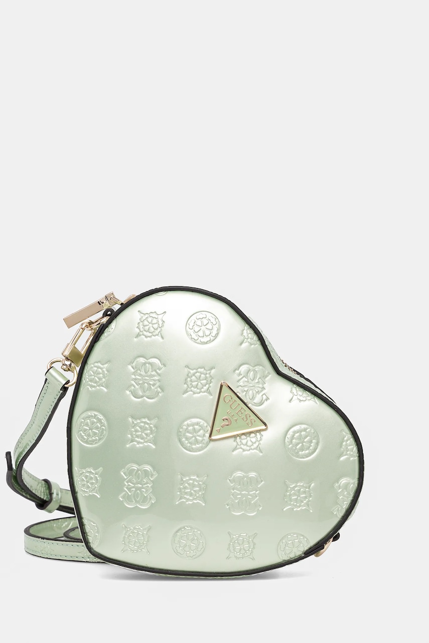 Τσάντα Guess ARNELA χρώμα: πράσινο, HWTG94 96770