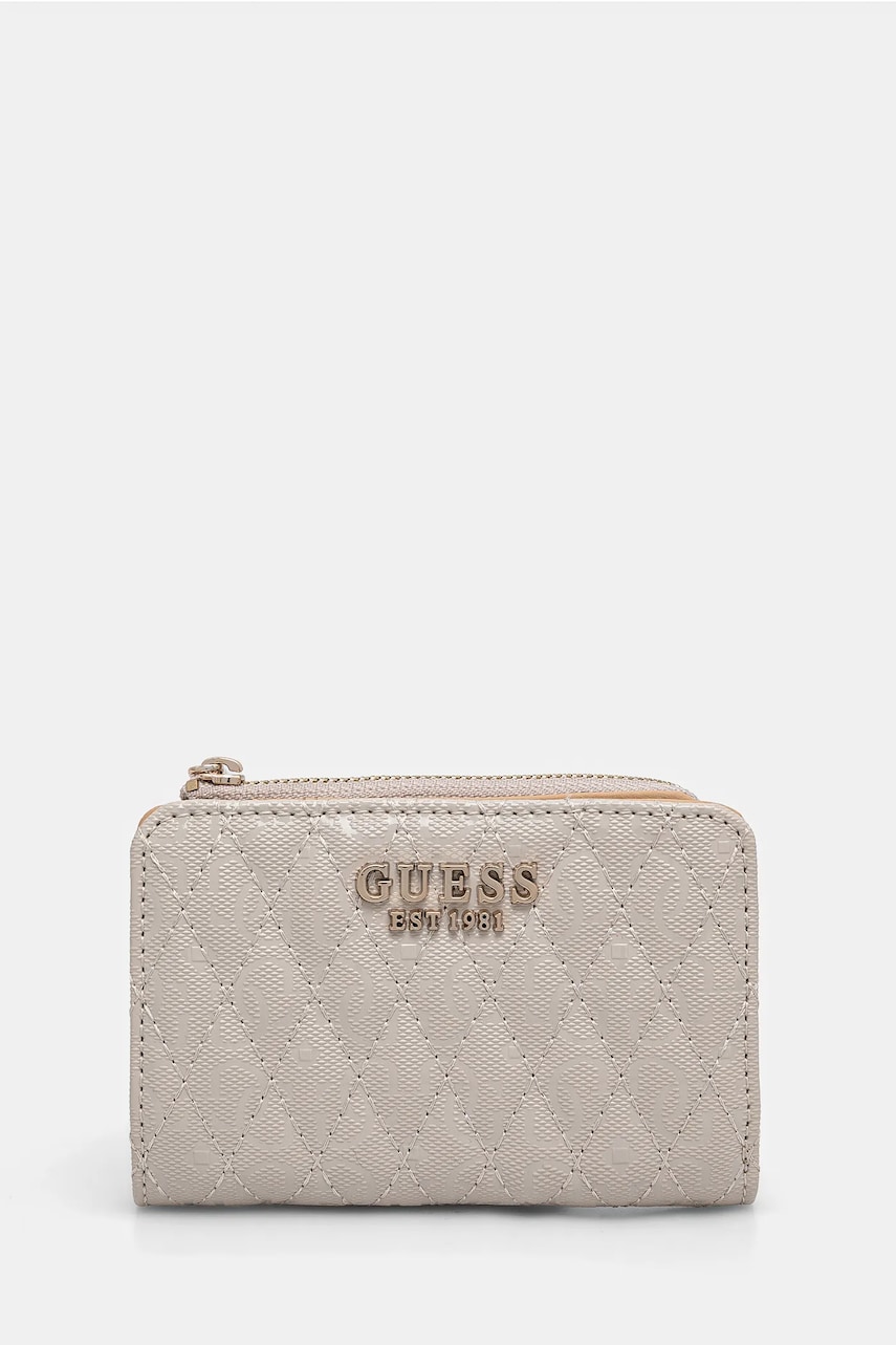 Πορτοφόλι Guess BETULA χρώμα: μπεζ, SWGG96 26156