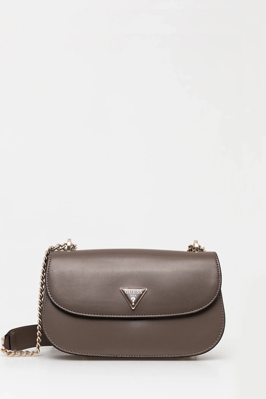 Τσάντα Guess DARYNA χρώμα: καφέ, HWVG94 93210