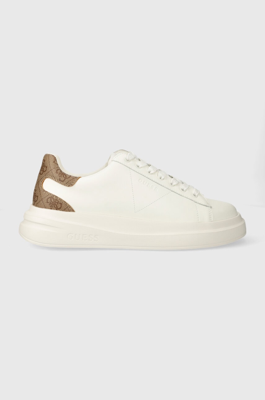 Αθλητικά Guess ELBA Ozweego ELBA χρώμα: άσπρο, FMPVIB LEA12 S70812.3 FMPVIB LEA12