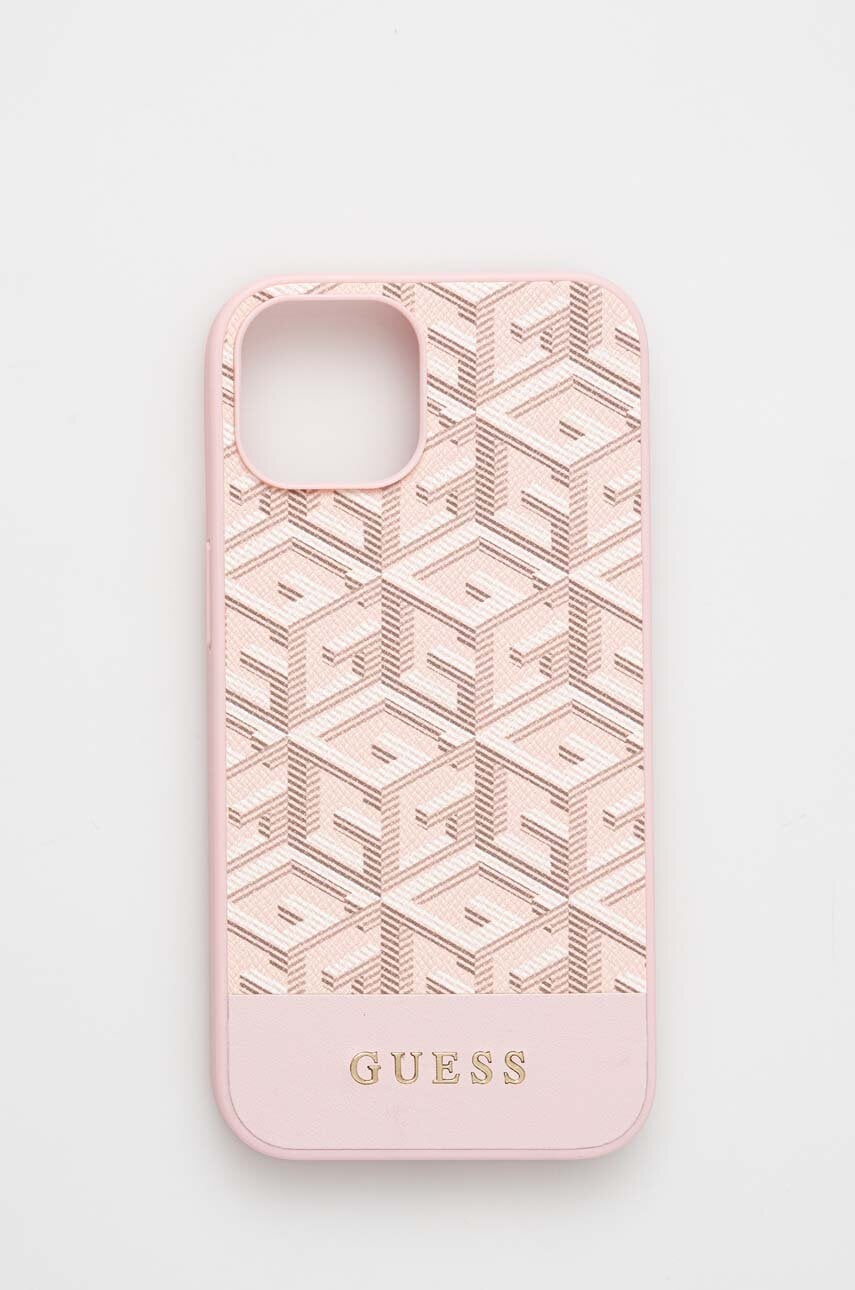 Θήκη κινητού Guess iPhone 14 6,1" χρώμα: χρυσαφί