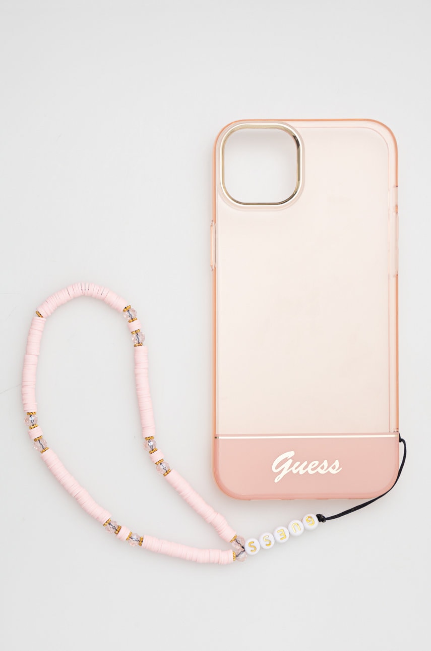 Θήκη κινητού Guess iPhone 14 Plus 6,7" χρώμα: καφέ