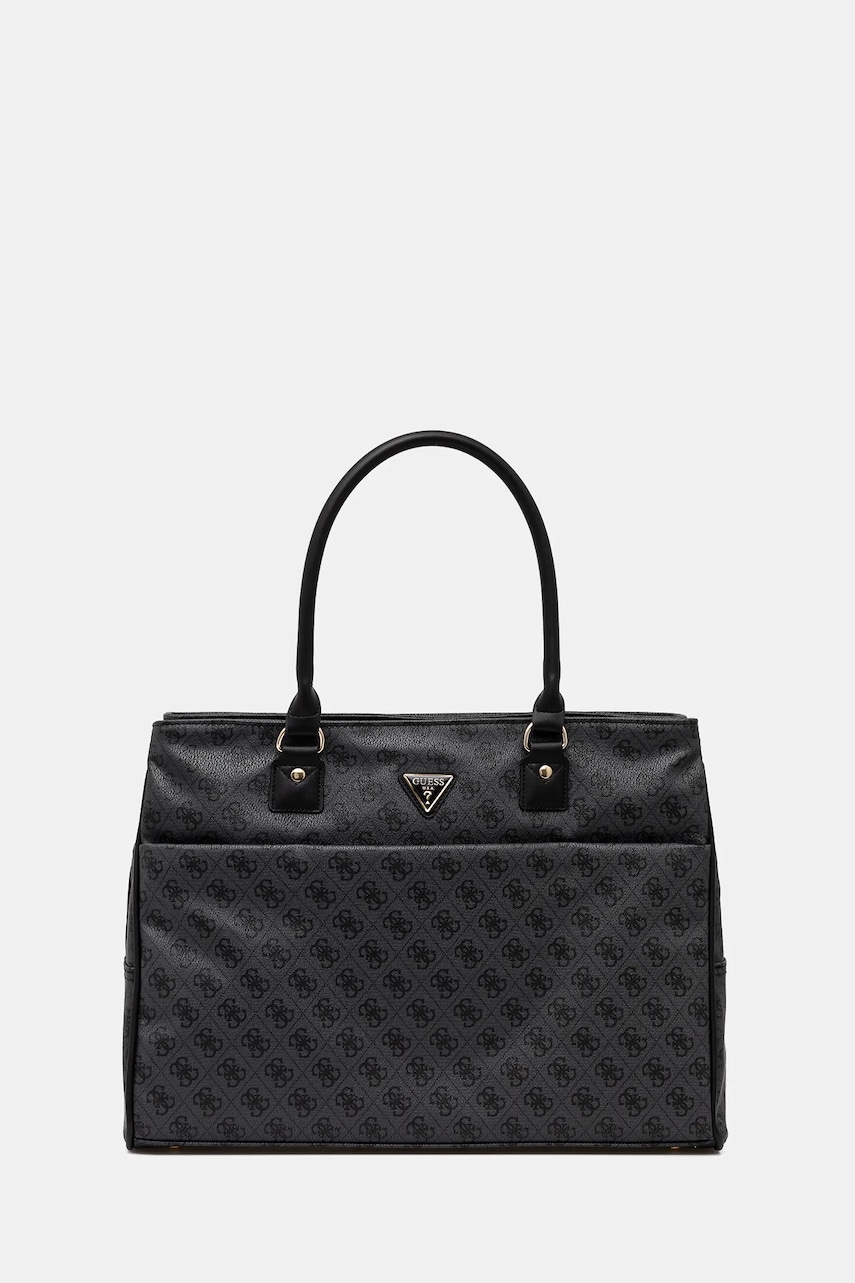 Τσάντα Guess JESCO χρώμα: μαύρο, TWLB83 89919