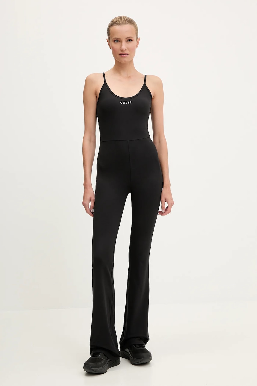 Ολόσωμη φόρμα Guess MARGOT χρώμα: μαύρο, V5RD06 KCD02