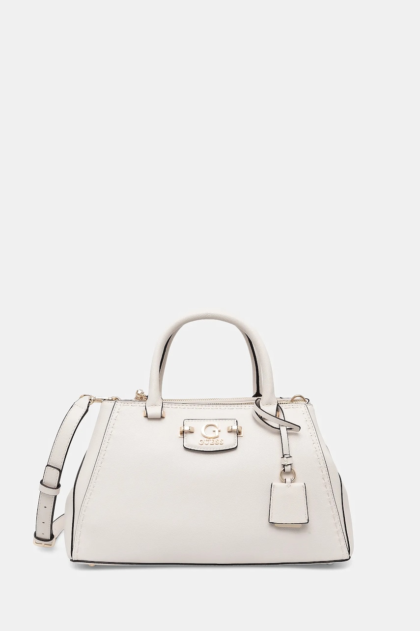 Τσάντα Guess NASTRA χρώμα: άσπρο, HWBG96 37060