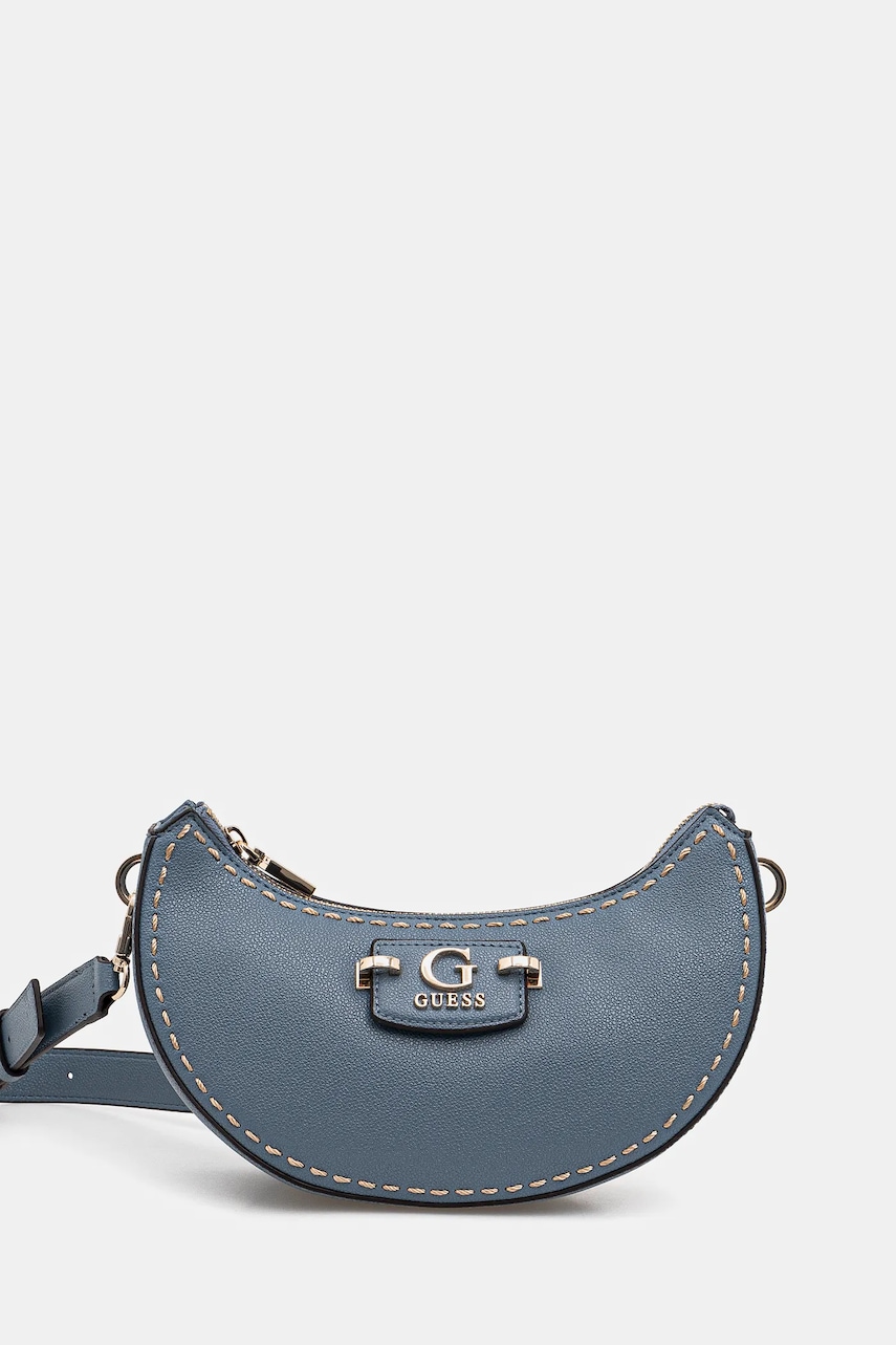 Τσάντα Guess NASTRA χρώμα: μπλε, HWBG96 37170
