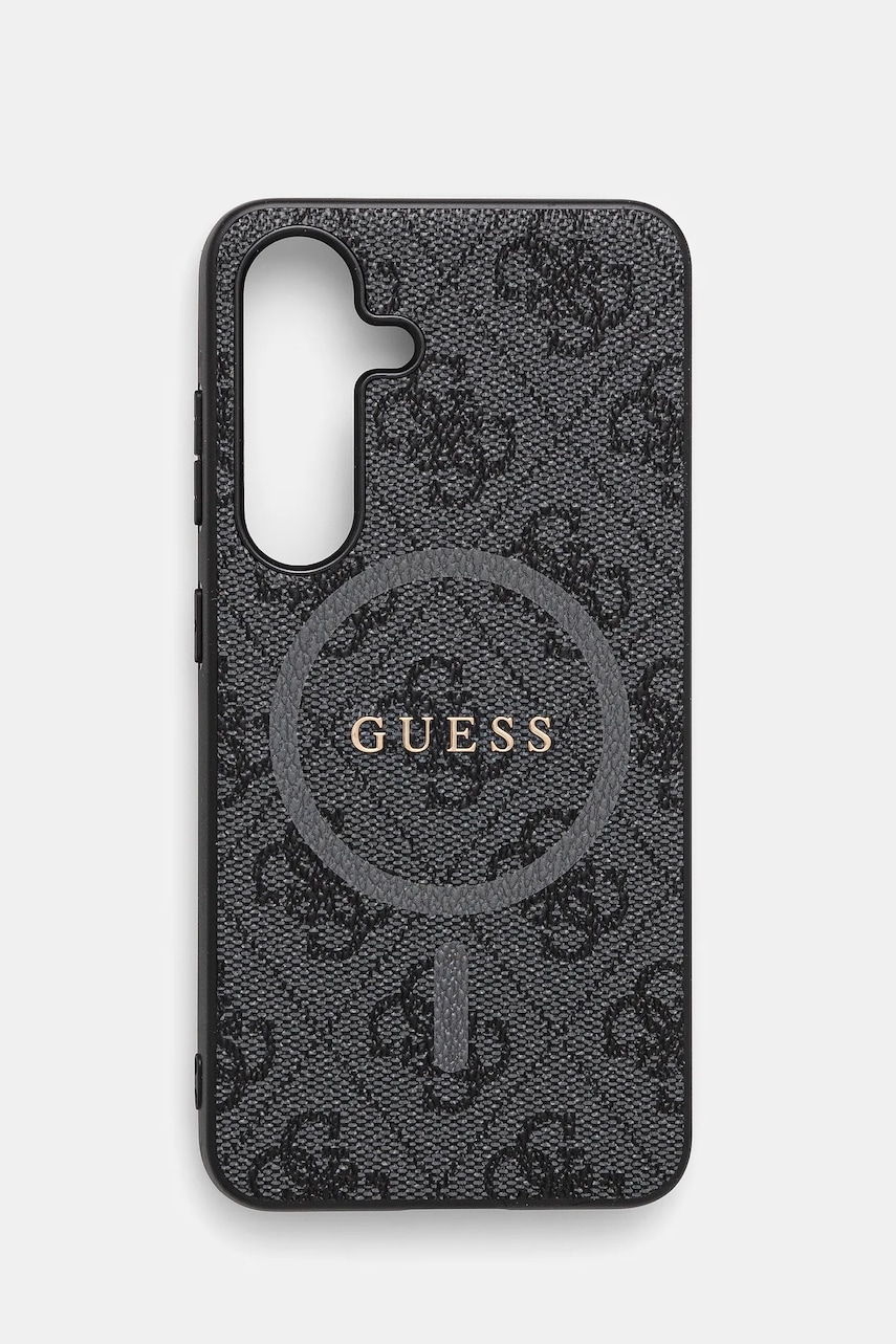 Θήκη κινητού Guess Samsung Galaxy S25 χρώμα: μαύρο, GUHMS25SG4GFRK