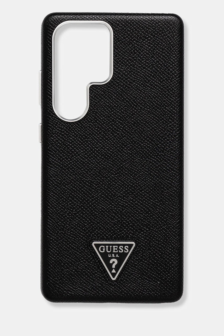 Θήκη κινητού Guess Samsung Galaxy S25 Ultra χρώμα: μαύρο, GUHMS25LPGTSPSK