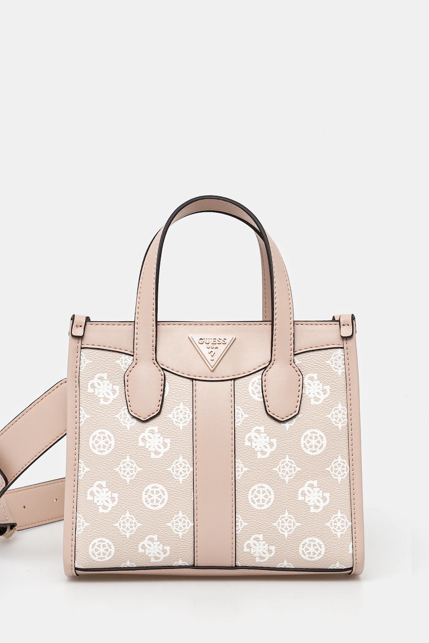 Τσάντα Guess SILVANA χρώμα: ροζ, HWPM86 65770