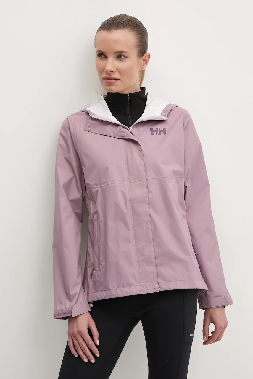 Μπουφάν Helly Hansen Loke χρώμα: ροζ, 63397