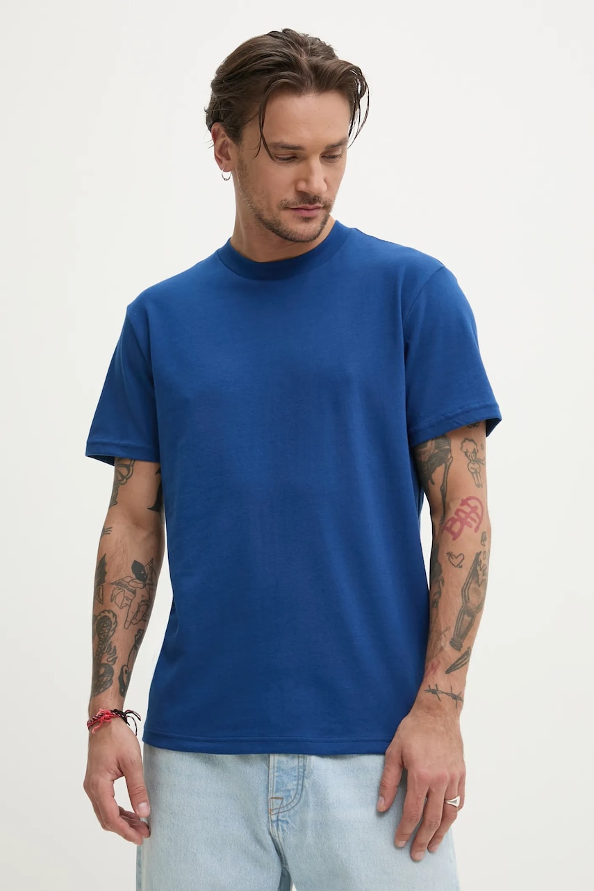 Μπλουζάκι Hollister Co. χρώμα: ναυτικό μπλε, KI324-5136