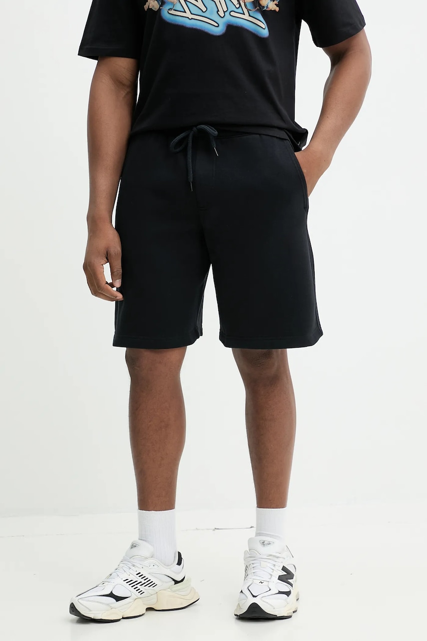 Σορτς Hollister Co. χρώμα: μαύρο, KI328-5037