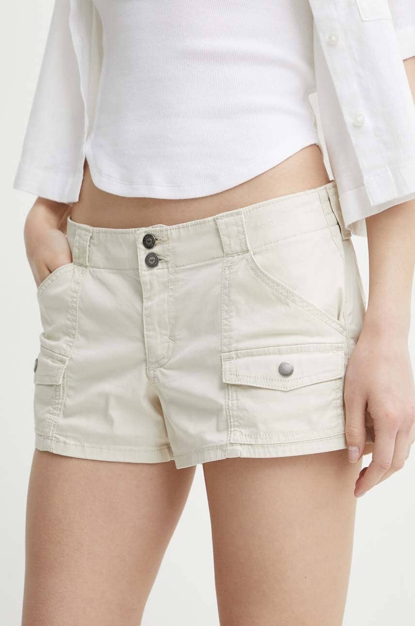 Σορτς Hollister Co. χρώμα: μπεζ, KI349-4192-178