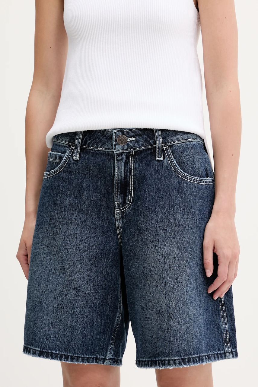 Τζιν σορτς Hollister Co. χρώμα: ναυτικό μπλε, KI349-5221