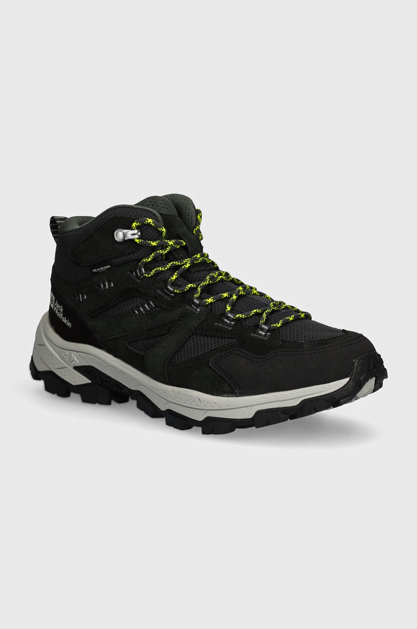 Παπούτσια Jack Wolfskin Vojo Tour Texapore χρώμα: μαύρο, A62072