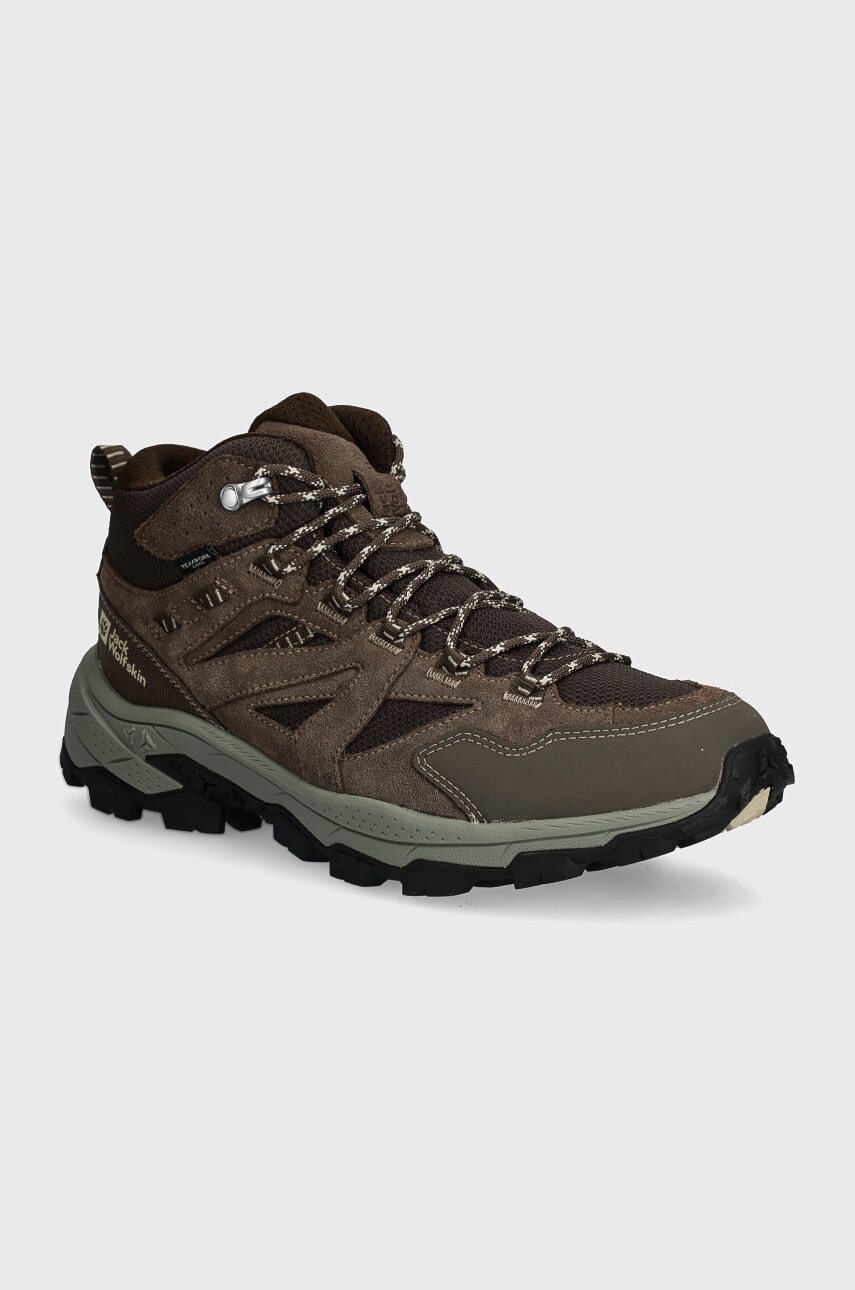 Παπούτσια Jack Wolfskin Vojo Tour Texapore χρώμα: καφέ, A62072