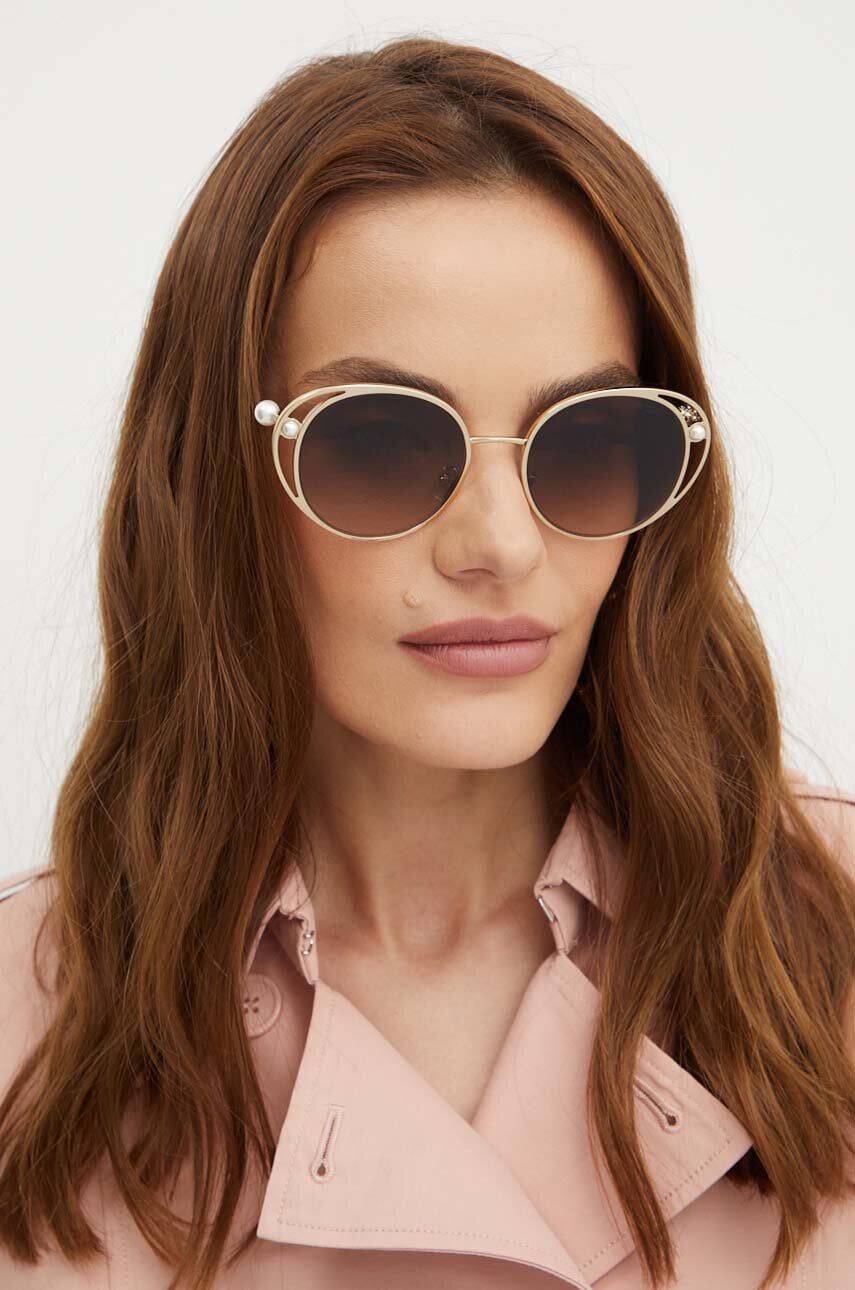 Γυαλιά ηλίου Jimmy Choo χρώμα: μαύρο, 0JC4003HB 0JC4003HB