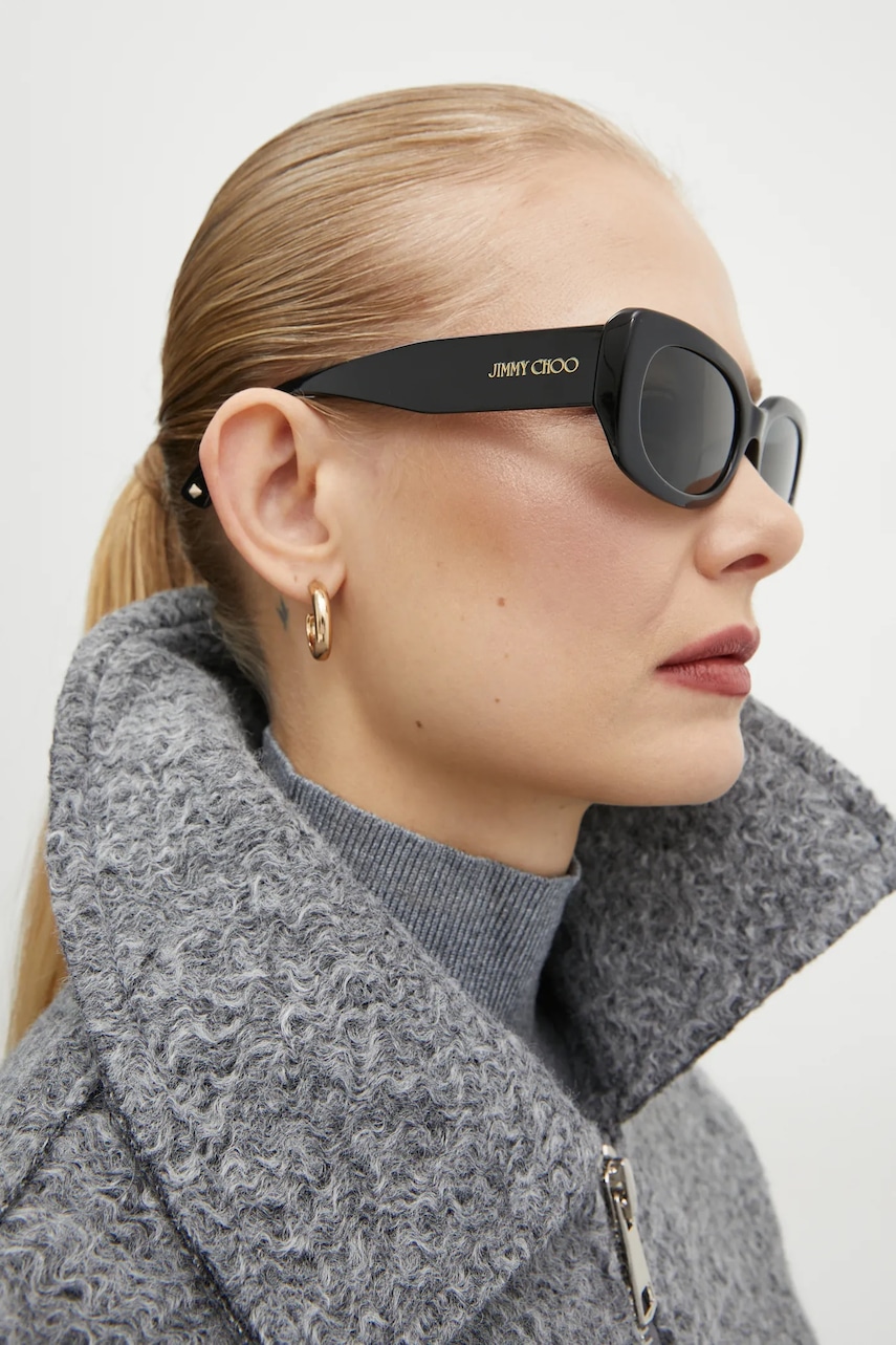 Γυαλιά ηλίου Jimmy Choo χρώμα: μαύρο, 0JC5029U
