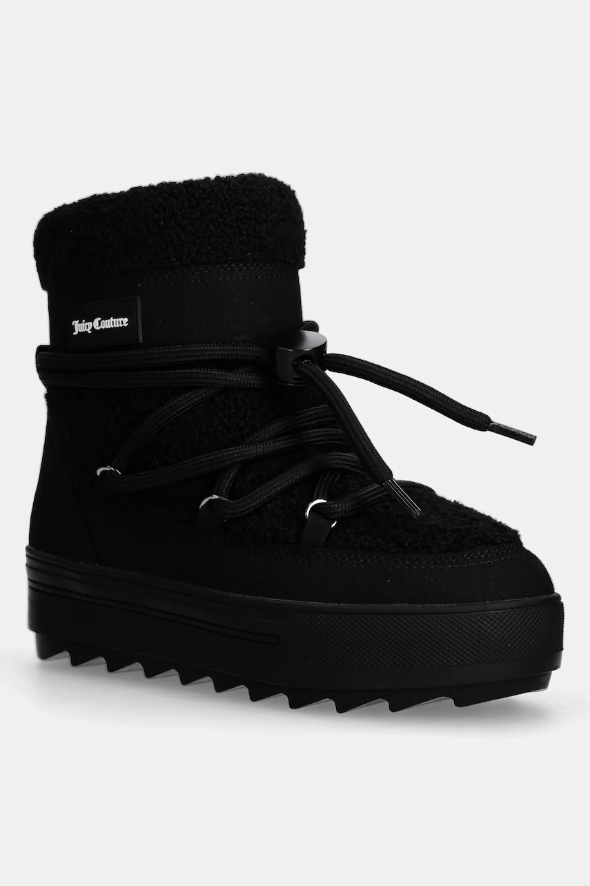 Μπότες χιονιού Juicy Couture JUICY SNOW BOOT χρώμα: μαύρο, JCFBTS224022