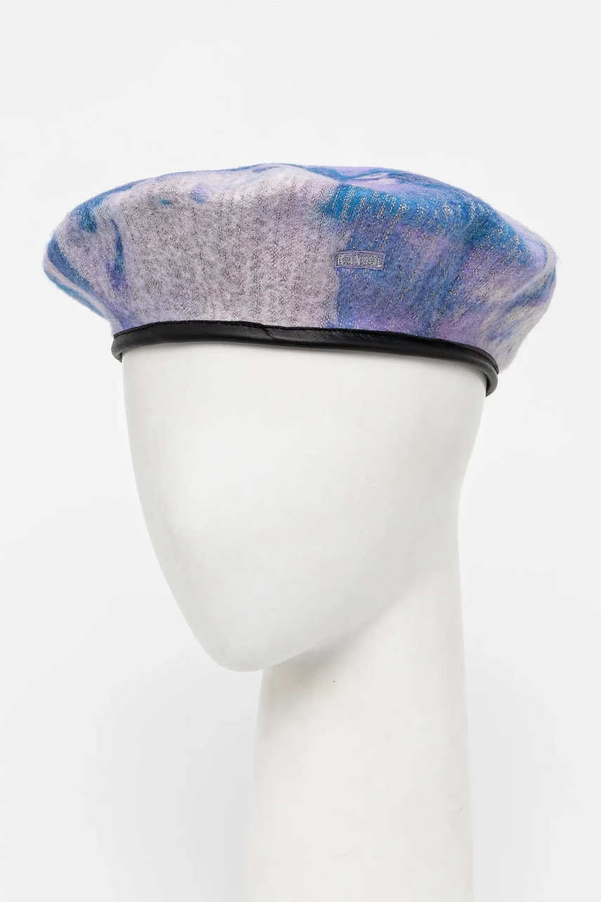 Μάλλινος μπερές Kangol HEATHERED TIE DYE χρώμα: μοβ, K3711.GS401