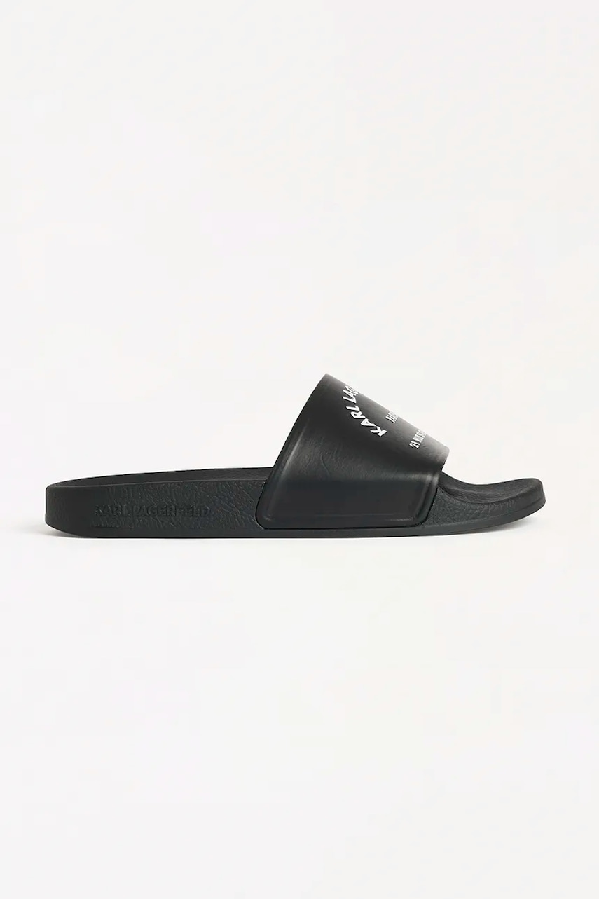 Παντόφλες Karl Lagerfeld KONDO 2.0 χρώμα: μαύρο, KL80908A