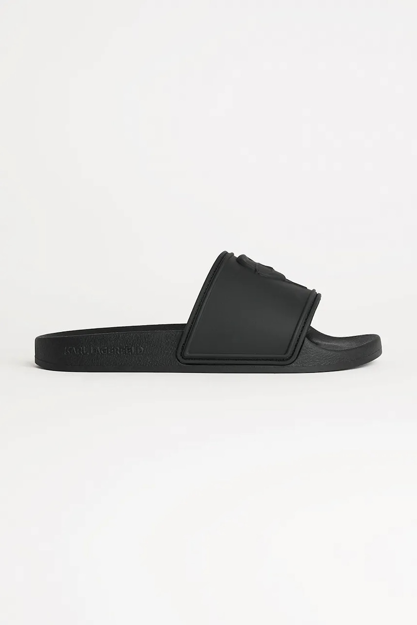 Παντόφλες Karl Lagerfeld KONDO 2.0 χρώμα: χρυσαφί, KL80919M