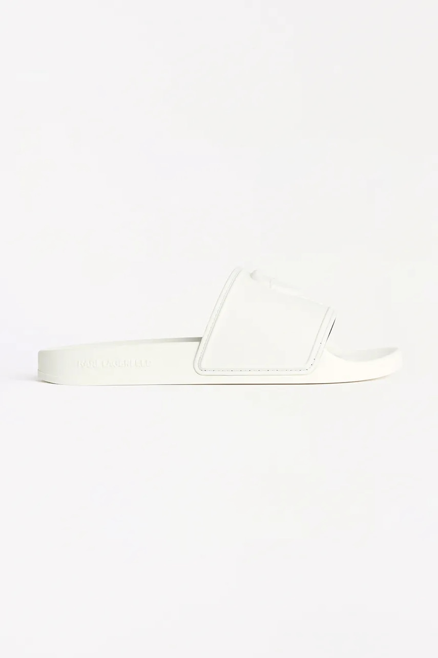 Παντόφλες Karl Lagerfeld KONDO χρώμα: άσπρο, KL70009A