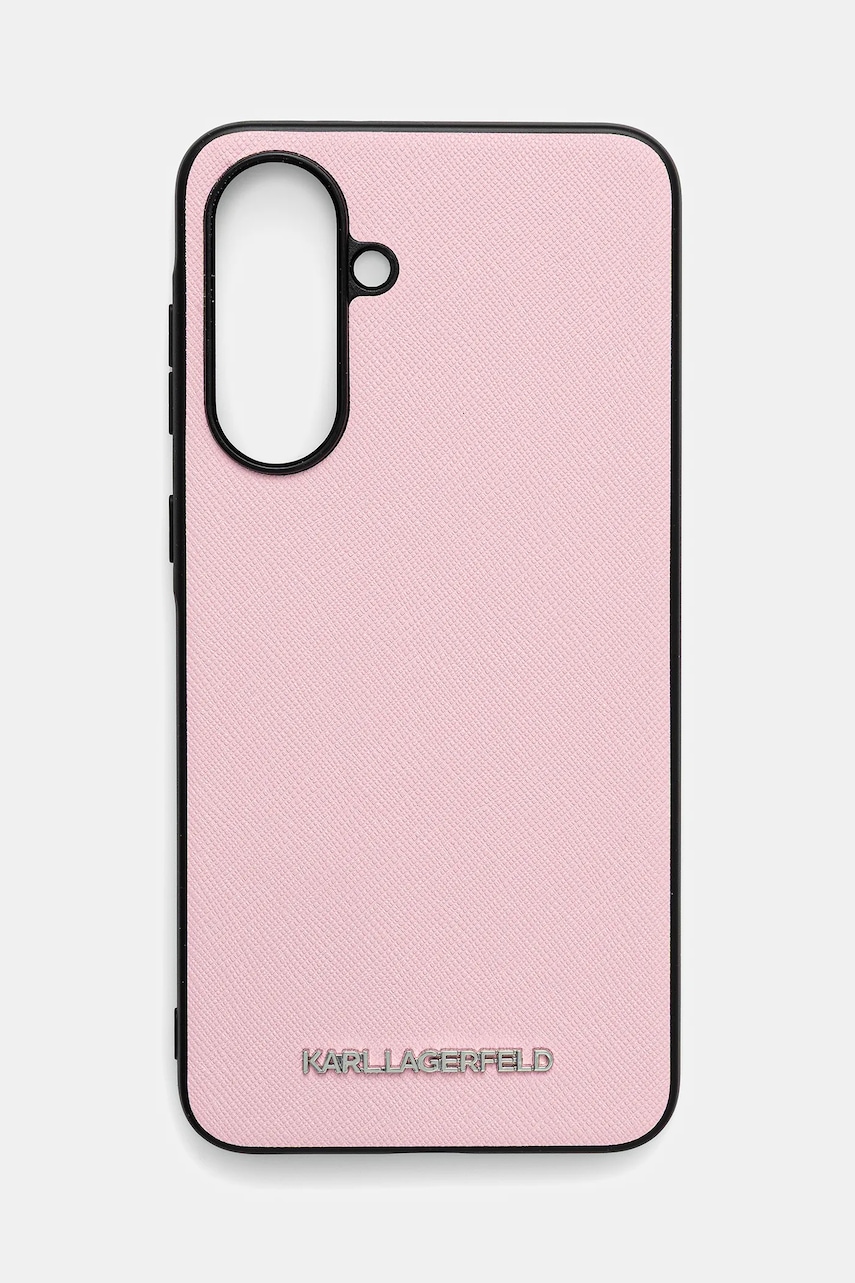 Θήκη κινητού Karl Lagerfeld Samsung Galaxy A56 χρώμα: ροζ, KLHCSA56PSAFWMCP