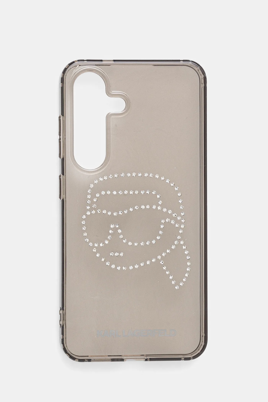 Θήκη κινητού Karl Lagerfeld Samsung Galaxy S25 χρώμα: μαύρο, KLHCS25SHKHDCELK