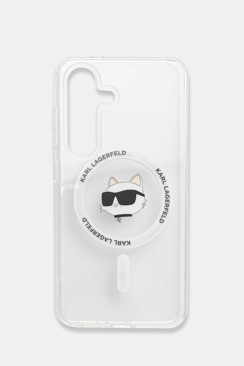 Θήκη κινητού Karl Lagerfeld Samsung Galaxy S25 χρώμα: διάφανο, KLHMS25SHLSCHH