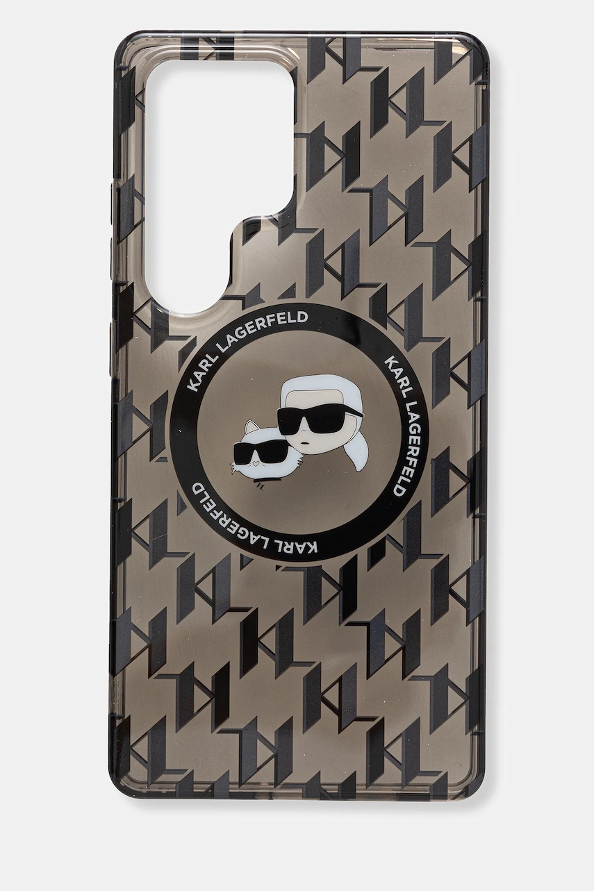 Θήκη κινητού Karl Lagerfeld Samsung Galaxy S25 Ultra χρώμα: μαύρο, KLHMS25LHMCKMHK