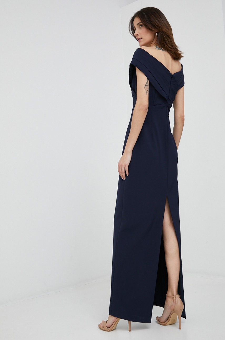 Δερμάτινη ζώνη Lauren Ralph Lauren χρώμα: καφέ
