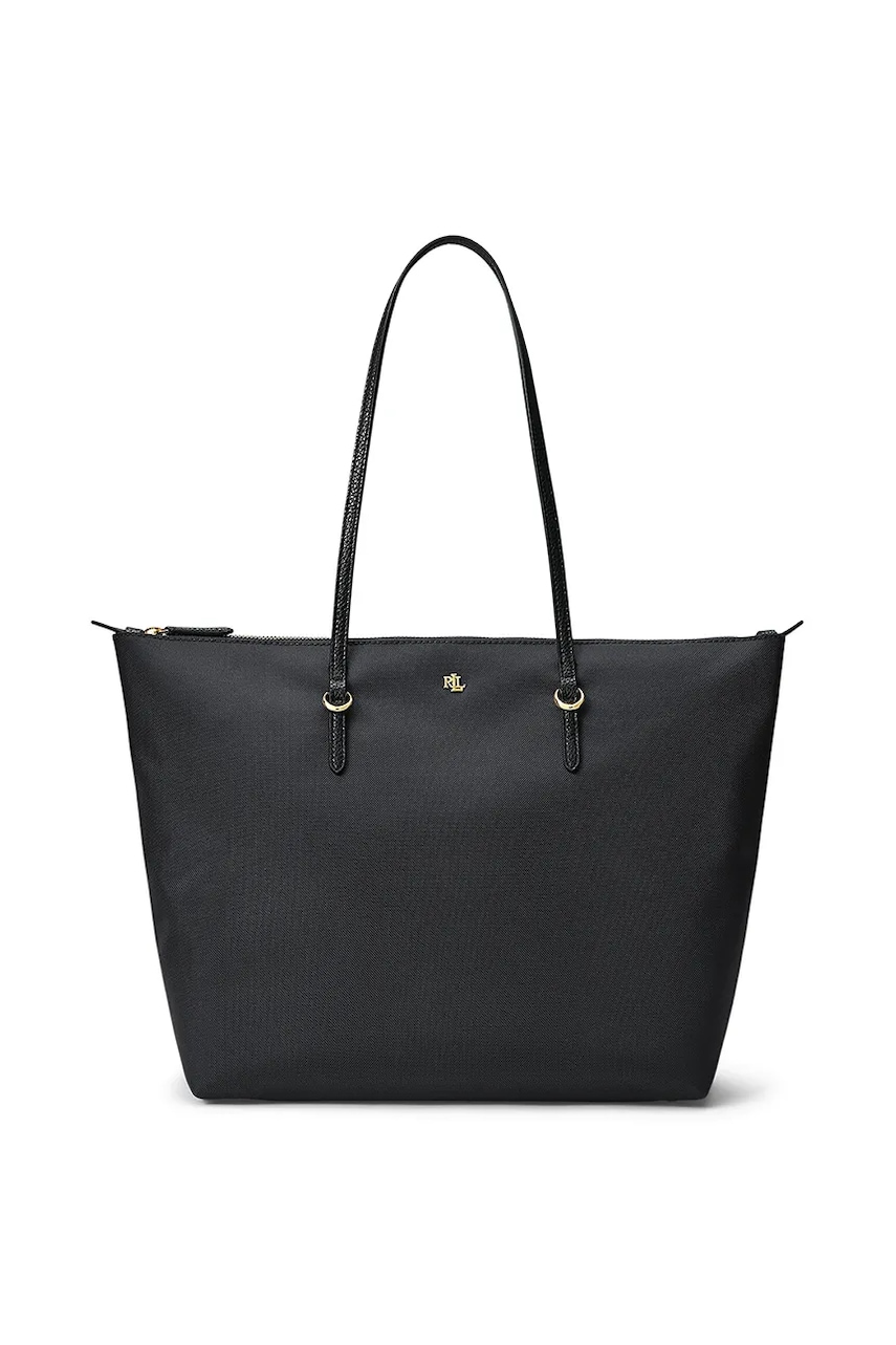 Τσάντα Lauren Ralph Lauren χρώμα: μαύρο, 431950007