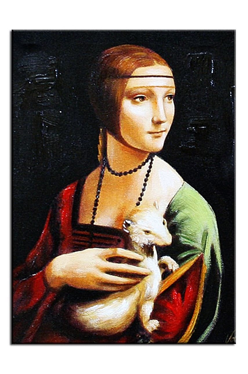 Ελαιογραφία Leonardo Da Vinci Lady with an Ermine