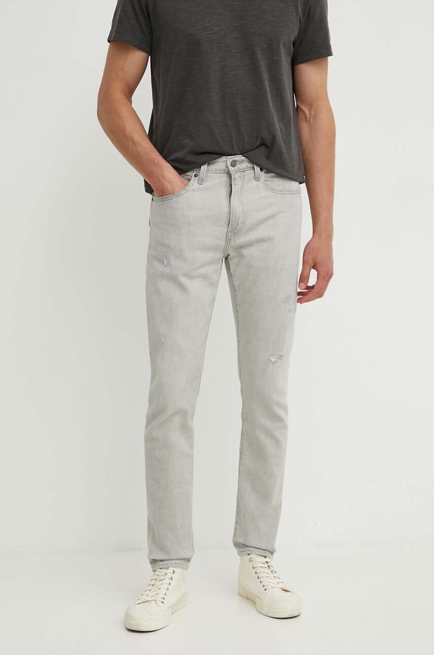 Τζιν παντελόνι Levi's 512 SLIM χρώμα: γκρι